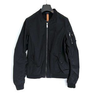 Scotch & Soda - Black Nylon Bomber Jacket - Size M